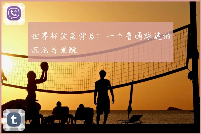 世界杯菠菜背后：一个普通球迷的沉沦与觉醒