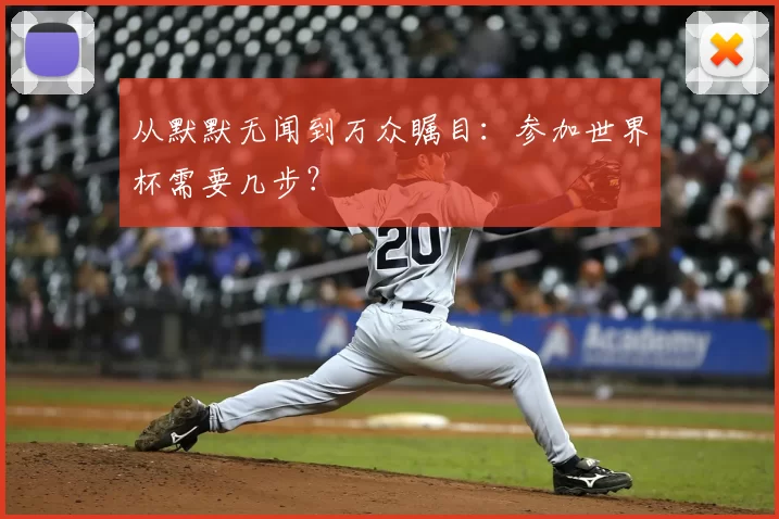从默默无闻到万众瞩目：参加世界杯需要几步？